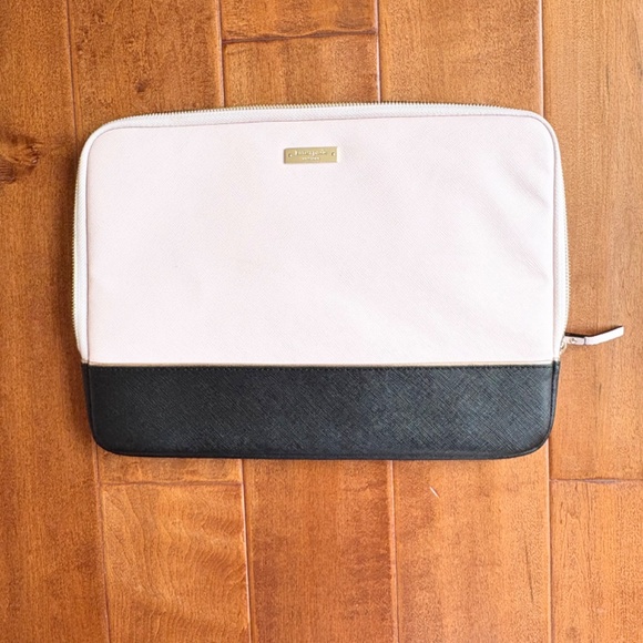 Kate Spade NY Color-Block Laptop Sleeve Faux-Leather - Picture 1 of 7